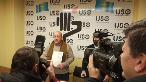 Manuel Villaverde, presidente del comit� de empresa de TUA