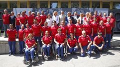 Multitudinaria despedida al Equipo Paral�mpico espa�ol