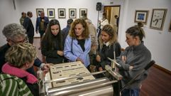 Inauguraci�n de una exposici�n de obras de Llu�s Pessa en el Mugart