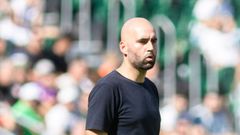El entrenador del Celta, Claudio Gir�ldez, durante el partido ante el Elche.