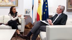 La alcaldesa de Mar�n, Mar�a Ramallo, se reuni� este mi�rcoles con el presidente de la Xunta, Alfonso Rueda
