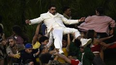 Bad Bunny, en su actuaci�n en el intermedio de la Super Bowl