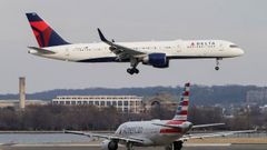Un avi�n de la compa��a Delta Airlines, en Virginia, en una imagen de archivo