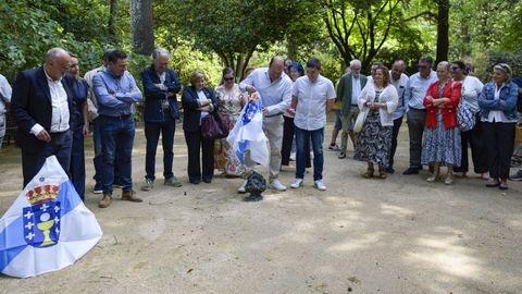 Inauguraci�n de la rehabilitaci�n del parque jard�n y la carballeira de Caldas de Reis