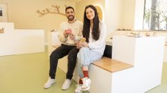 Germ�n Riveiro y Tamara Remui��n, de UPA! Espazo Barefoot