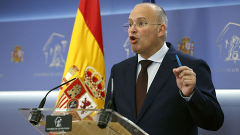 Miguel Tellado en el Congreso.