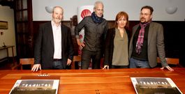 De izquierda a derecha, Montes, Paul Daniel, Bel�n Hern�ndez y el propio Abe R�bade. 