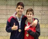 Xian (izquierda) gan� en 	sub-21, y Unai en cadete. 