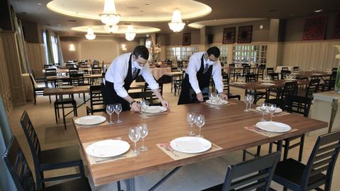 El Hotel Torre de Nez tomar el testigo de su caseta en el restaurante