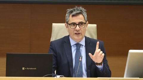 El ministro de Presidencia, Justicia y Relaciones con las Cortes, F&eacute;lix Bola&ntilde;os