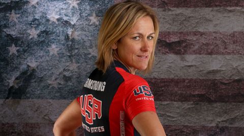 La ciclista americana Kristin Armstrong