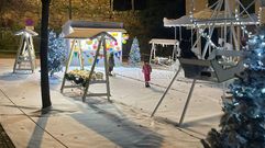 Iluminaci�n navide�a en Allariz