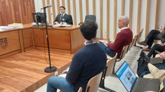 Imagen del juicio por la ca�da del empleado de mantenimiento, que empez� ayer