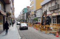 Desde el pasado lunes ya no es posible aparcar en la c�ntrica calle Castelao de O Grove. 