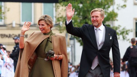 Los reyes de Holanda, Amalia y Guillermo