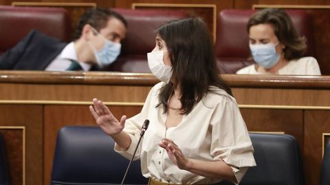 Irene Montero anuncia la derogaci�n de la ley del aborto del 2015
