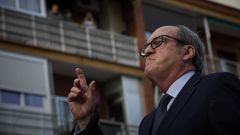 �ngel Gabilondo, en un mitin en Carabanchel en una imagen de archivo.