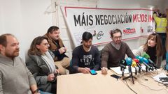 Representantes de la junta de personal del Concello de Pontevedra