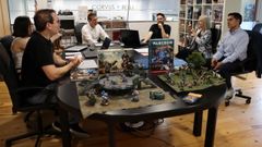 Visita a la empresa Corvus Belli de Bueu