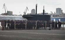 El submarino estar� hasta el domingo en el puerto. 