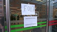 Foto de archivo de la huelga del pasado mes de noviembre en primaria