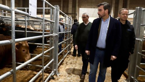 Diego Calvo visit� esta semana las instalaciones de Silleda