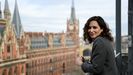 La presidenta de la Comunidad de Madrid, Isabel D�az Ayuso, hoy en Londres.