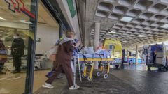 Urgencias del CHUS, en Santiago, el pasado martes