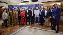 Imagen de los galardonados por ACISA en su gala anual en el Parador