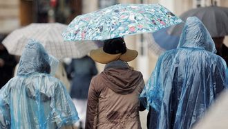 Da de lluvia intensa en A Corua. 