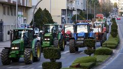 Los tractores abandonan Lugo