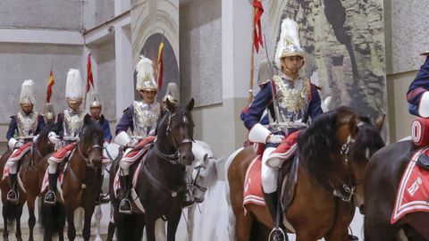 Actos de la Guardia Real en Lugo: actos en Equigal