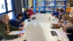 Participantes en los talleres de memoria en la Casa de Cultura, donde se desarrolla esta actividad