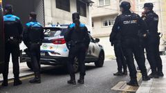 Imagen del despliegue que llevaron a cabo los agentes