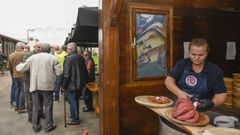 Imagen de una caseta en las fiestas del San Froil�n.