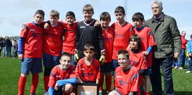 Los alevines del EDM Ponteceso fueron subcampeones. 