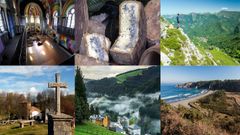 Asturias planes iglesia skate barayo virgen acebo gmon�u oscos redes collage