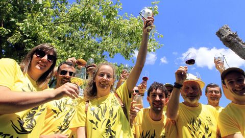 Una de las jornadas de la XXIX Mostra dos Vi�os en Pant�n