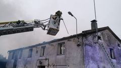 Incendio en una vivienda habitada de Trabada