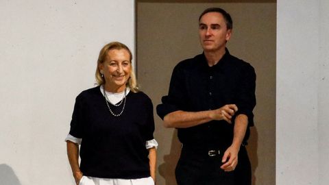 Miuccia Prada es una de las diseadoras ms poderosas. Comparte direccin creativa con Raf Simons