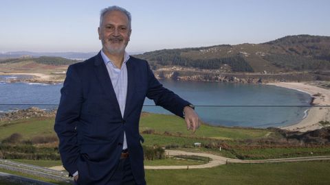 Vistas desde el Parador Costa da Morte, en Mux�a, que dirige el fisterr�n Julio Castro