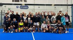 Los participantes de la d�cima edici�n del torneo Aseoanet posaron juntos