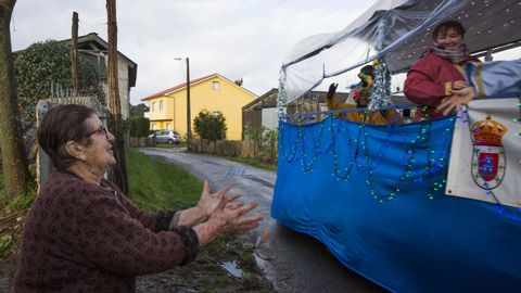 Visita de los Reyes a A Andragalla (Zas)