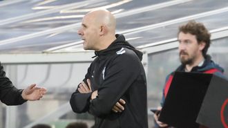 Fredi �lvarez, durante el partido de este viernes entre Celta Fortuna y Racing de Ferrol en A Malata.