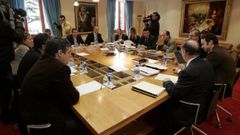 ltima reunin de la ponencia de reforma del Estatuto en diciembre del 2006.