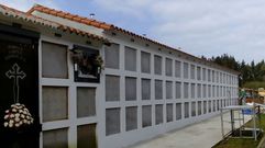 Vista de los nuevos nichos de Catabois