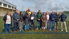 Representantes de los clubs locales estuvieron presentes en el acto de cesi�n, donde tambi�n particip� el gobierno local y el subdelegado del Gobierno, Abel Losada