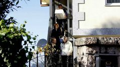 Registro en la casa del atracador