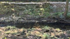 El r�o Verdugo baja con muy poco caudal y esto obliga a Ponte Caldelas a extremar el l�mite de consumo de agua