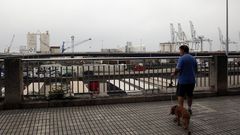 La niebla redujo la visibilidad en Vigo